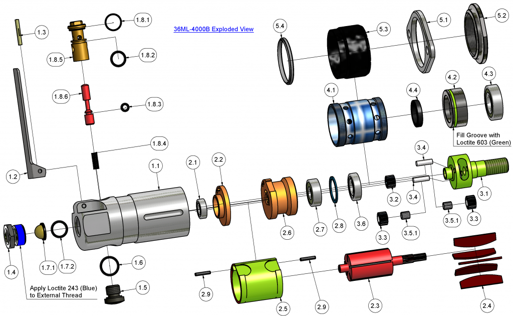 Air Motor spare parts